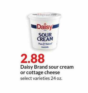 Hy-Vee Daisy Brand Sour Cream Or Cottage Cheese offer