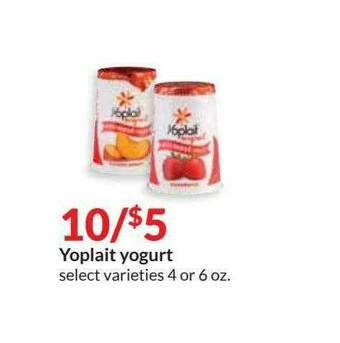 Hy-Vee Yoplait Yogurt offer