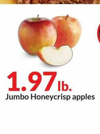 Hy-Vee Jumbo Honeycrisp Apples offer
