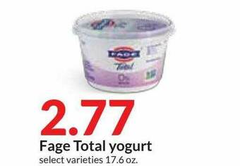 Hy-Vee Fage Total Yogurt offer