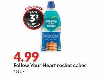 Hy-Vee Follow Your Heart Rocket Cakes offer