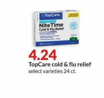 Hy-Vee TopCare Cold & Flu Relief offer