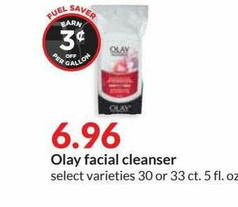 Hy-Vee Olay Facial Cleanser offer