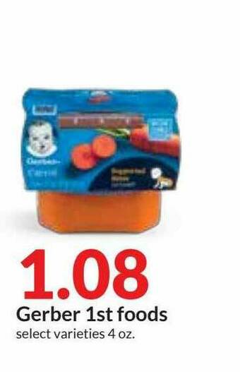 Hy-Vee Gerber 1st Foods offer