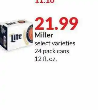 Hy-Vee Miller offer