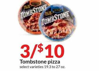 Hy-Vee Tombstone Pizza offer