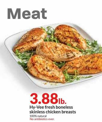 Hy-Vee Hy-vee Fresh Boneless Skinless Chicken Breasts offer