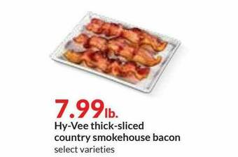 Hy-Vee Hy-vee Thick-sliced Country Smokehouse Bacon offer
