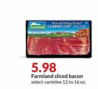 Hy-Vee Farmland Sliced Bacon offer