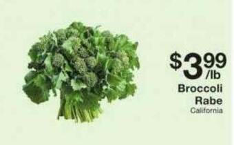 Fairway Store Market Broccoli Rabe offer