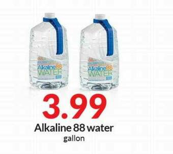 Hy-Vee Alkaline 88 Water offer