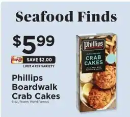 ShopRite Phillips Boardwalk Crab Cakes offer