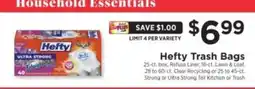ShopRite Hefty Trash Bags offer