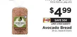 ShopRite Avocado Bread offer