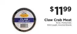 ShopRite Claw Crab Meat offer