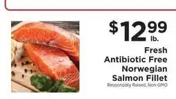 ShopRite Fresh Antibiotic Free Norwegian Salmon Fillet offer