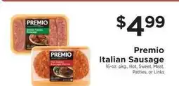 ShopRite Premio Italian Sausage offer