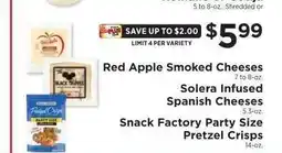 ShopRite Red Apple Smoked Cheeses offer