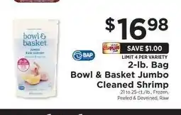 ShopRite Bowl & Basket Jumbo Cleaned Shrimp offer