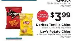 ShopRite Doritos Tortilla Chips / Lay’s Potato Chips offer