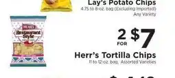 ShopRite Herr's Tortilla Chips offer