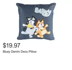 Costco Bluey Denim Deco Pillow offer