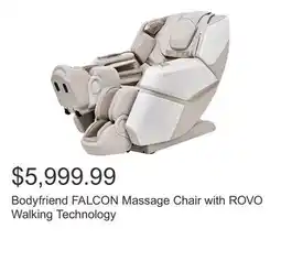 Costco Bodyfriend FALCON Massage Chair with ROVO Walking Technology offer