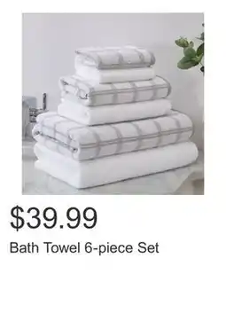Costco Bath Towel 6-piece Set offer