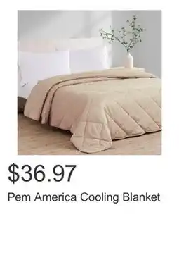Costco Pem America Cooling Blanket offer