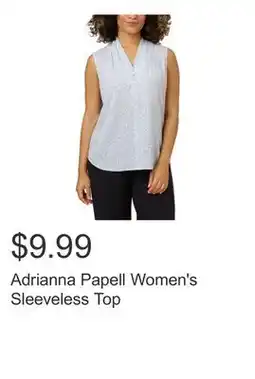 Costco Adrianna Papell Women's Sleeveless Top offer