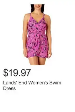 Costco Lands' End Women's Swim Dress offer