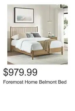 Costco Foremost Home Belmont Bed offer