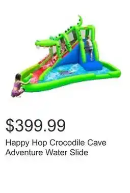 Costco Happy Hop Crocodile Cave Adventure Water Slide offer
