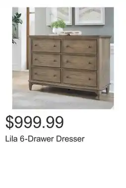 Costco Lila 6-Drawer Dresser offer
