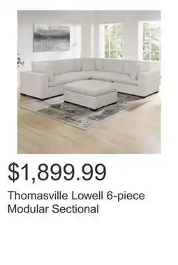Costco Thomasville Lowell 6-piece Modular Sectional offer
