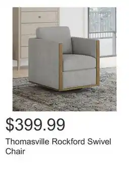 Costco Thomasville Rockford Swivel Chair offer