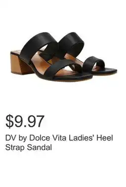 Costco DV by Dolce Vita Ladies' Heel Strap Sandal offer
