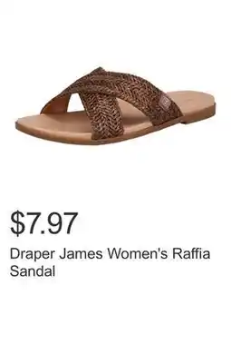 Costco Draper James Women's Raffia Sandal offer