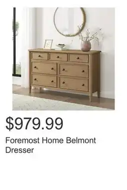 Costco Foremost Home Belmont Dresser offer