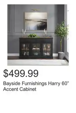 Costco Bayside Furnishings Harry 60 Accent Cabinet offer