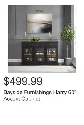 Costco Bayside Furnishings Harry 60 Accent Cabinet offer