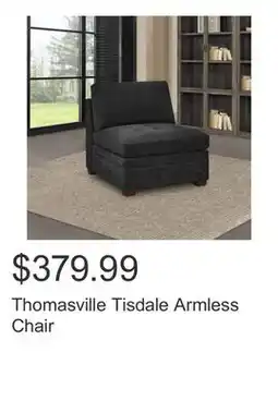 Costco Thomasville Tisdale Armless Chair offer