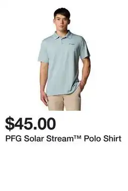 Belk PFG Solar Stream Polo Shirt offer