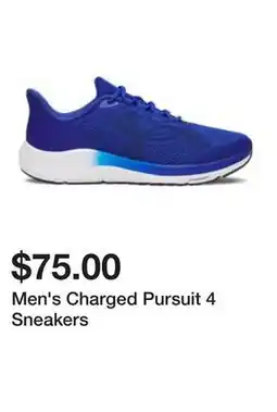 Belk Men's Charged Pursuit 4 Sneakers offer