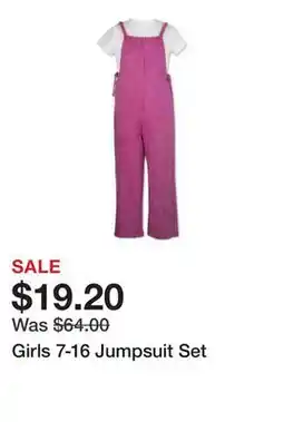 Belk Girls 7-16 Jumpsuit Set offer