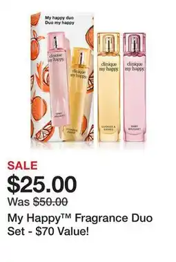 Belk My Happy Fragrance Duo Set - $70 Value! offer