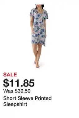 Belk Short Sleeve Printed Sleepshirt offer