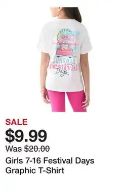 Belk Girls 7-16 Festival Days Graphic T-Shirt offer