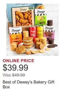 Costco Best of Dewey's Bakery Gift Box offer