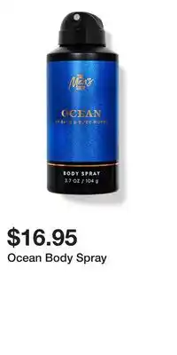Bath & Body Works Ocean Body Spray offer